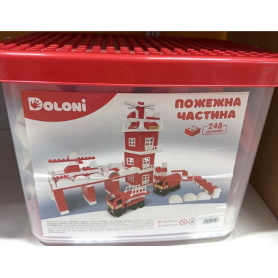 Doloni Пожежна частина - конструктор 248 деталей (013888/01)