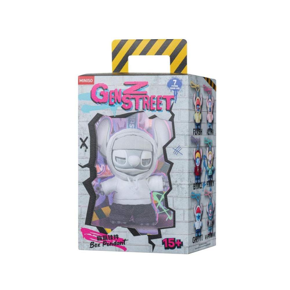 Miniso Stitch Gen Z Street - коллекционная фигурка-подвеска, слепой бокс (RMB-69)