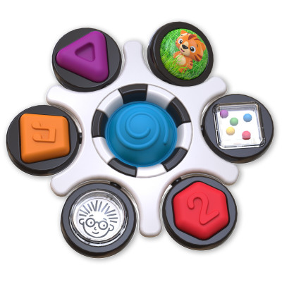 Baby Einstein Curiosity Clutch - развивающая игрушка-погремушка с 6 фигурками от 3 месяцев