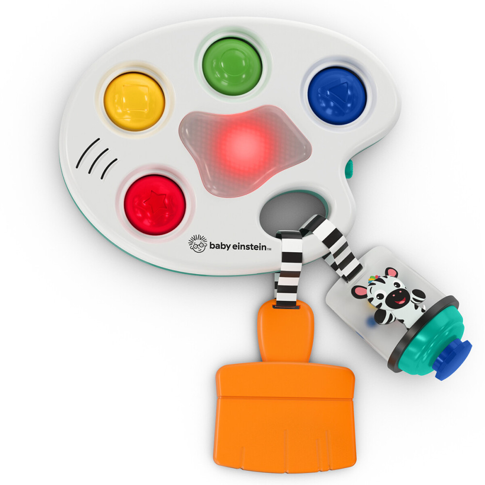 Baby Einstein Color Palette Popper - музична іграшка 3 в 1 з прорізувачем і брязкальцем 6 міс.+