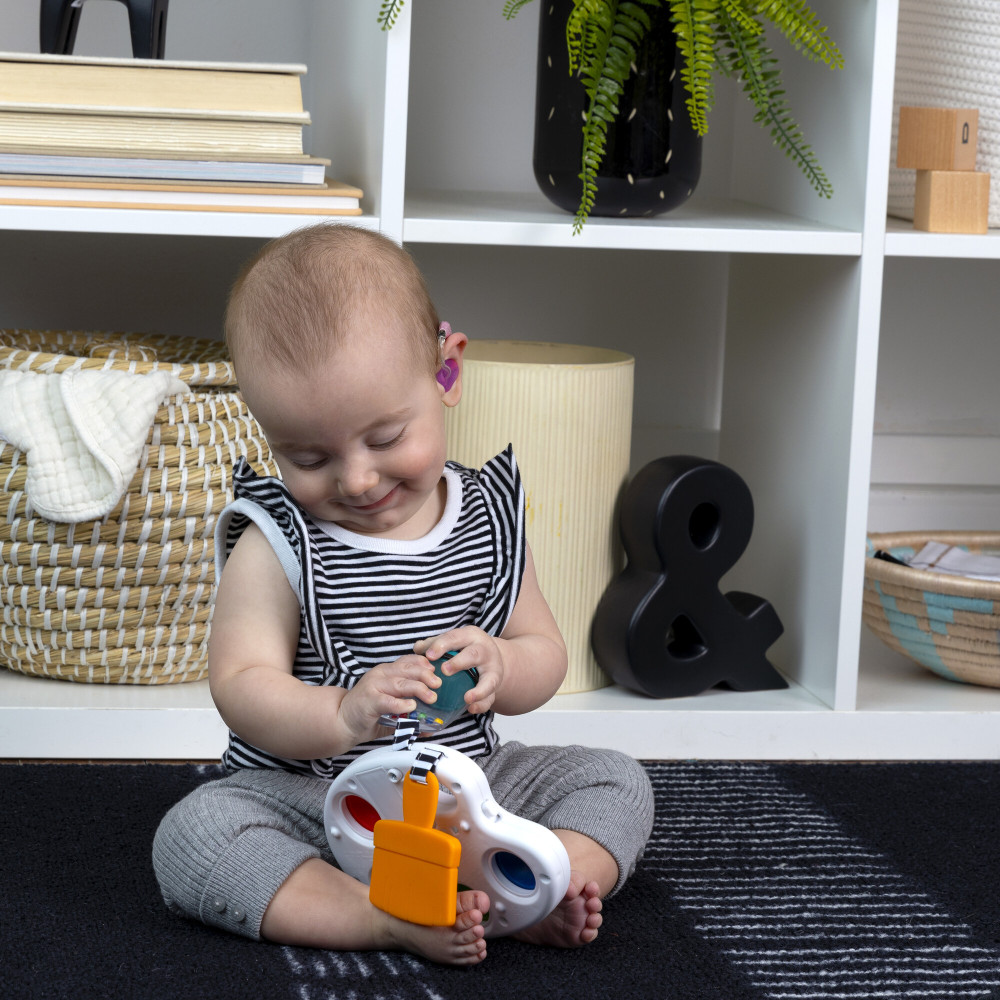 Baby Einstein Color Palette Popper - музична іграшка 3 в 1 з прорізувачем і брязкальцем 6 міс.+