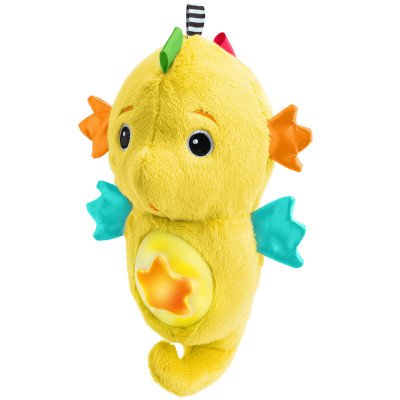 Baby Einstein Sea Dreams Seahorse - мягкая музыкальная игрушка-морской конек 0 мес.+ • Желтый Baby Einstein Sea Dreams Seahorse - мягкая музыкальная игрушка-морской конек 0 мес.+ • Желтый