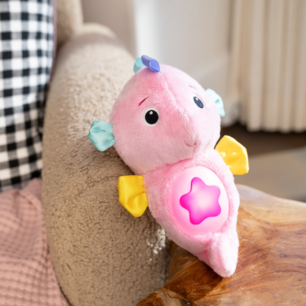 Baby Einstein Sea Dreams Seahorse - м'яка музична іграшка-морський коник 0 міс.+ • Рожевий Baby Einstein Sea Dreams Seahorse - м'яка музична іграшка-морський коник 0 міс.+ • Рожевий