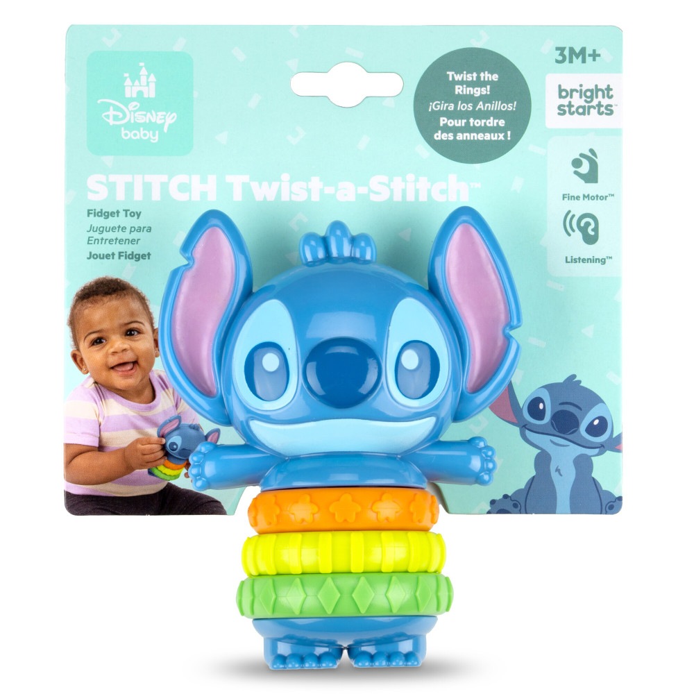 Bright Starts Stitch Twist-a-Stitch - брязкальце Disney Baby 3 міс.+