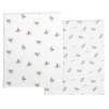 Chicco Простирадла на резинці Next2Me Bamboo 50 × 83 см - 2 шт. з бамбукової віскози • Greenery