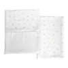 Chicco Комплект білизни Next2Me Bamboo 50 × 83 см - нижнє простирадло на резинці та верхнє для вкривання • Foliage