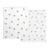 Chicco Простирадла на резинці Baby Hug Bamboo 39 × 77 см - 2 шт. з бамбукової віскози • Greenery
