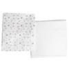 Chicco Комплект білизни Next2Me Cotton 50 × 83 см - нижнє простирадло на резинці та верхнє для вкривання • Confetti