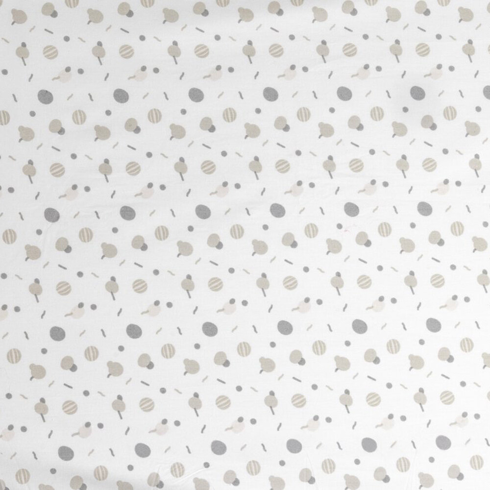 Chicco Комплект білизни Next2Me Cotton 50 × 83 см - нижнє простирадло на резинці та верхнє для вкривання • Confetti
