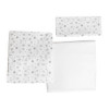 Chicco Комплект білизни Next2Me Forever Cotton 58 × 110 см - наволочка, нижнє простирадло на резинці та верхнє для вкривання • Confetti