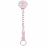 Chicco All You Can Clip - держатель-клипса для пустышки на цепочке • Розовый