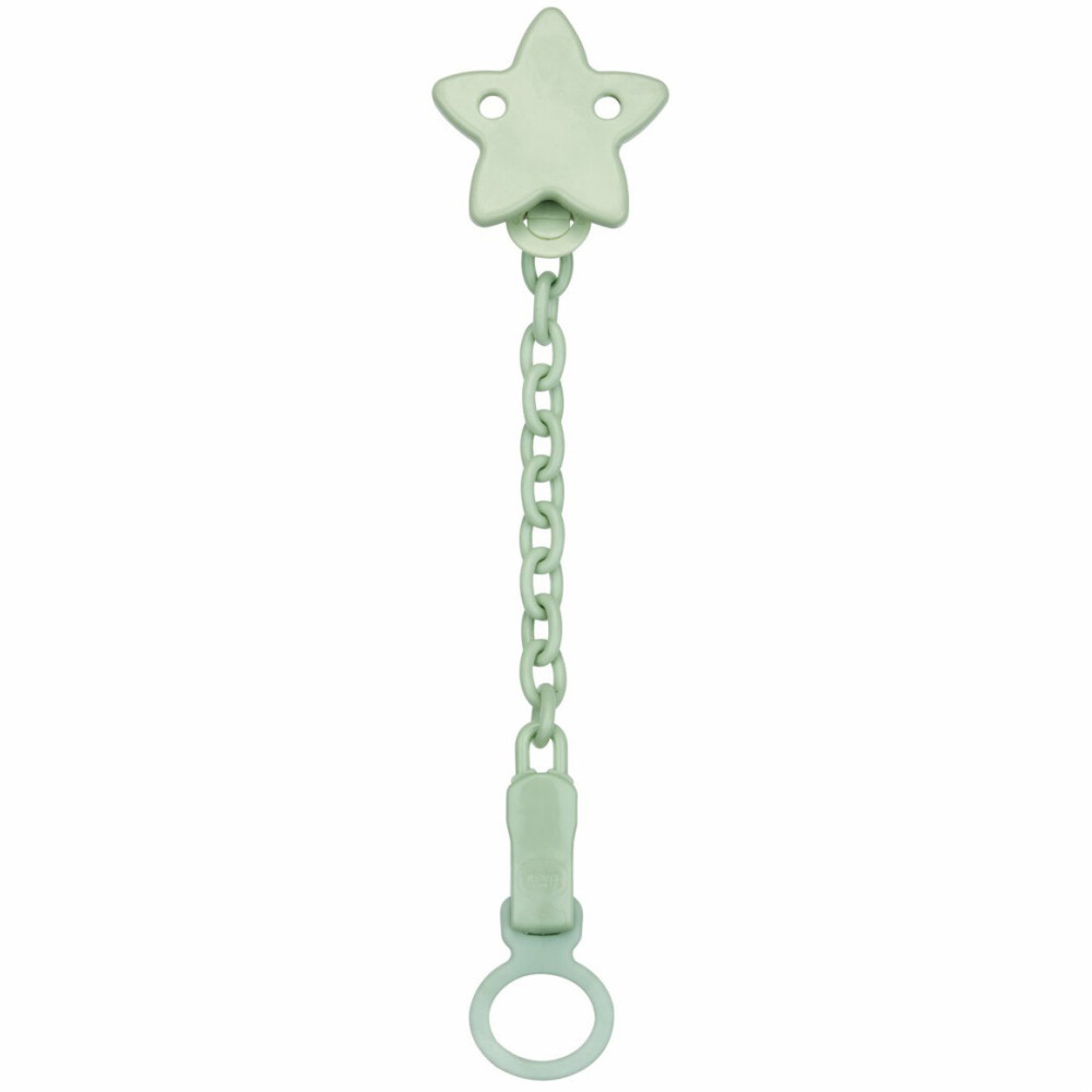 Chicco All You Can Clip - держатель-клипса для пустышки на цепочке • Зеленый
