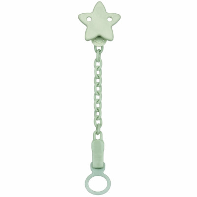 Chicco All You Can Clip - держатель-клипса для пустышки на цепочке • Зеленый