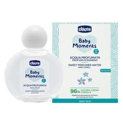 Chicco Baby Moments Парфюмированная вода - для новорожденных, 100 мл Chicco Baby Moments Парфюмированная вода - для новорожденных, 100 мл