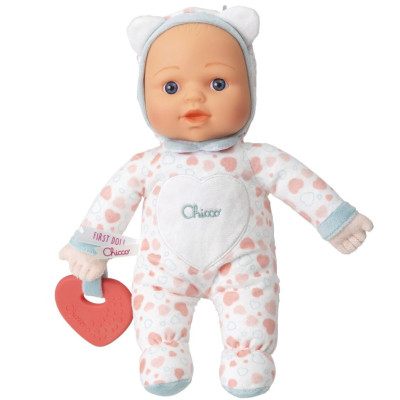 Chicco My First Doll - мягкая кукла с прорезывателем, 30 см • Белый
