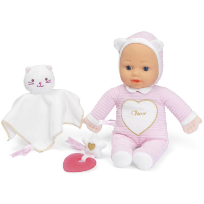 Chicco My First Doll Deluxe - набор: кукла 30 см с комфортером
