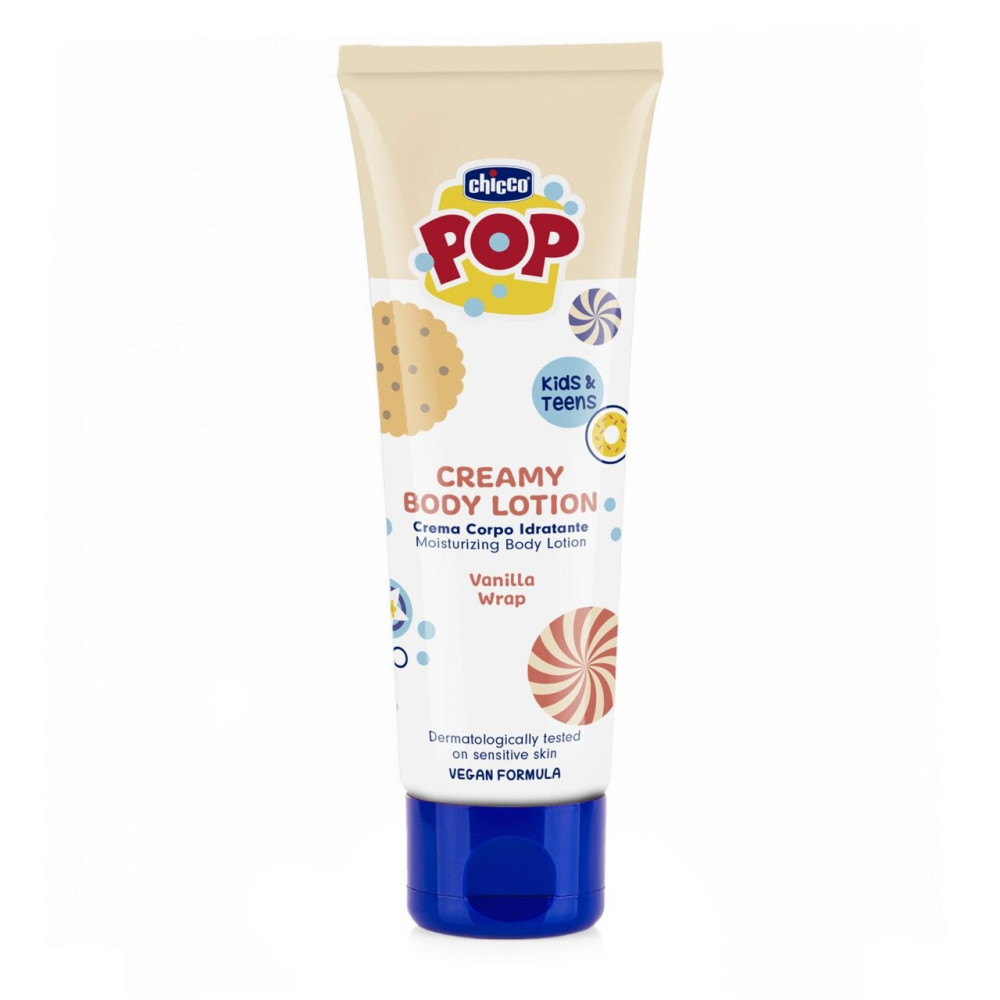 Chicco Pop Лосьон для тела Vanilla Wrap - с экстрактом ванили, от 6 лет, 150 мл