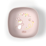 Chicco Миска з кришкою - глибока миска для годування від 6 міс. • Рожевий