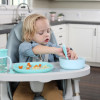 Chicco Миска з кришкою - глибока миска для годування від 6 міс. • Блакитний