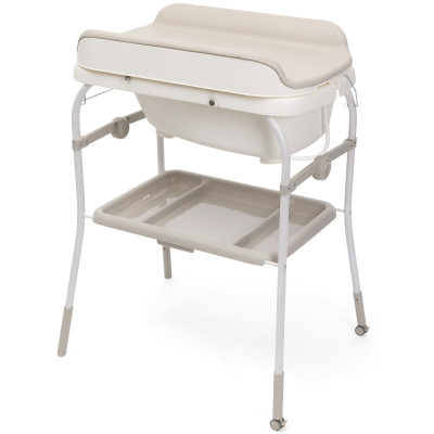 Chicco Soft Bubble Armonia - пеленальный столик с ванночкой, 3 положения высоты, от рождения • Motherpearl Chicco Soft Bubble Armonia - пеленальный столик с ванночкой, 3 положения высоты, от рождения • Motherpearl