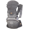 Chicco Airy Hip Seat - нагрудная сумка-эргорюкзак 3 в 1 со съемным хипситом, от рождения до 3 лет • Pebble