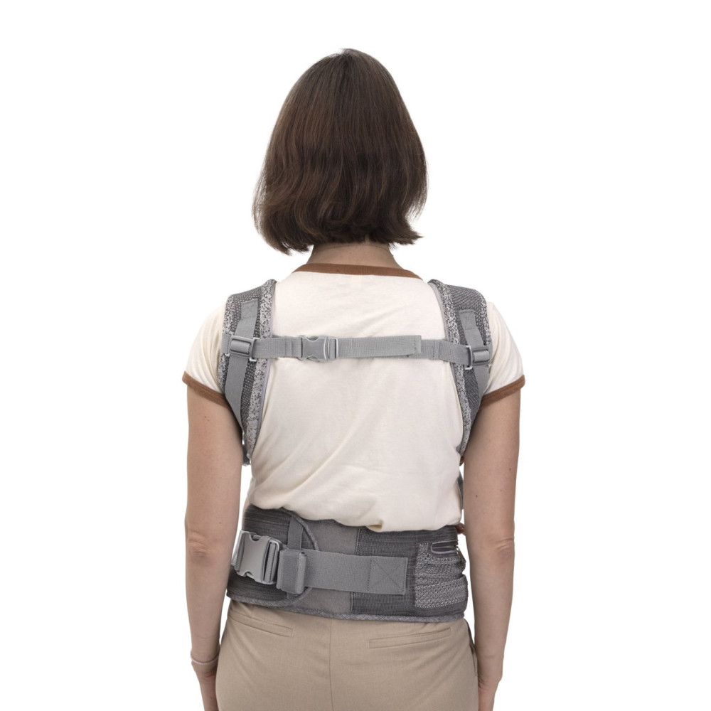 Chicco Airy Hip Seat - нагрудная сумка-эргорюкзак 3 в 1 со съемным хипситом, от рождения до 3 лет • Pebble