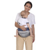 Chicco Airy Hip Seat - нагрудная сумка-эргорюкзак 3 в 1 со съемным хипситом, от рождения до 3 лет • Pebble