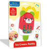 Clementoni Ice Cream Rattle - брязкальце-прорізувач у формі морозива, 3 міс.+