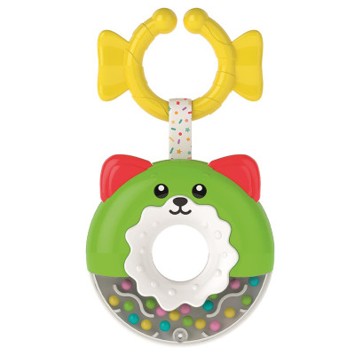 Clementoni Donut Rattle - брязкальце-прорізувач у формі пончика, 3 міс.+