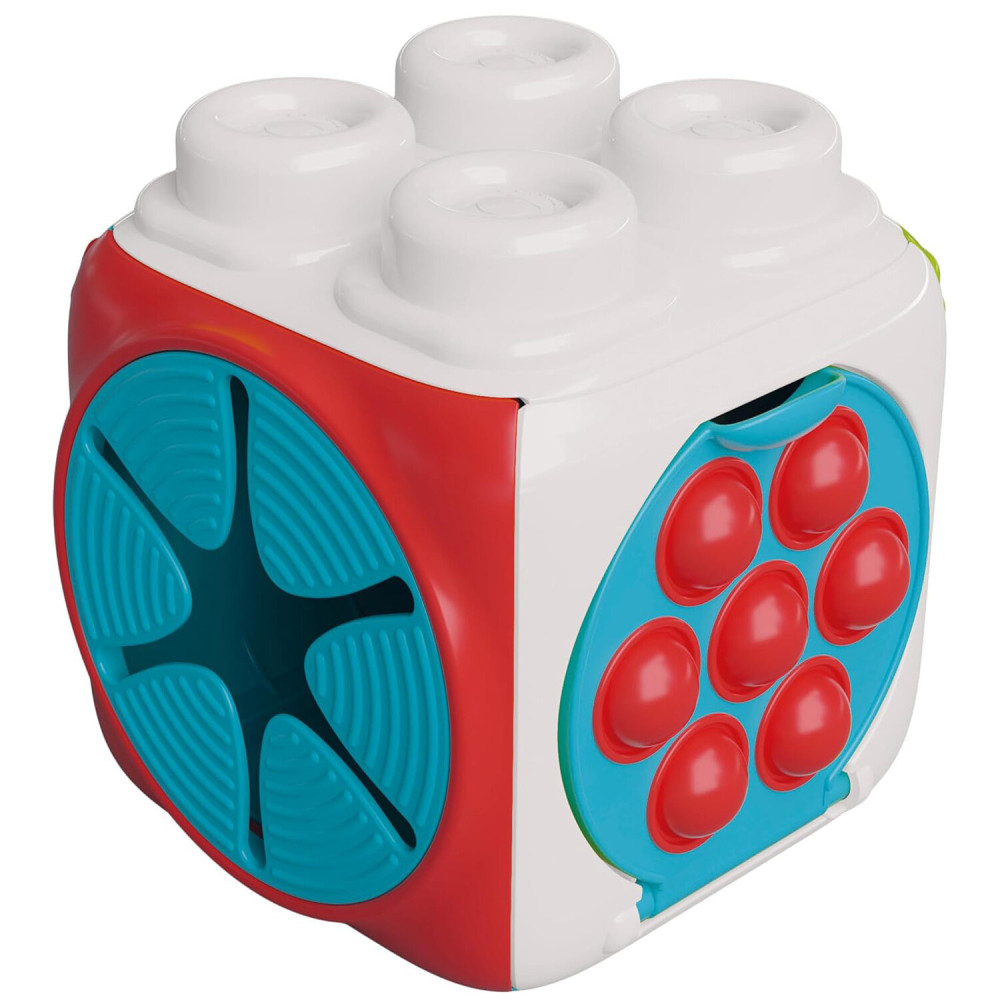 Clementoni Sensory Cube - м'який розвиваючий куб із 4 блоками, серія Soft Clemmy, 6 міс.+