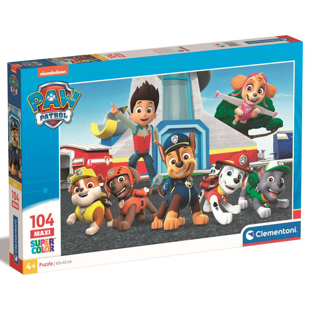 Clementoni Paw Patrol MAXI 104 - пазл из 104 элементов, 4 года+