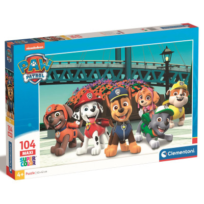 Clementoni Paw Patrol City MAXI 104 - пазл из 104 элементов, 4 года+