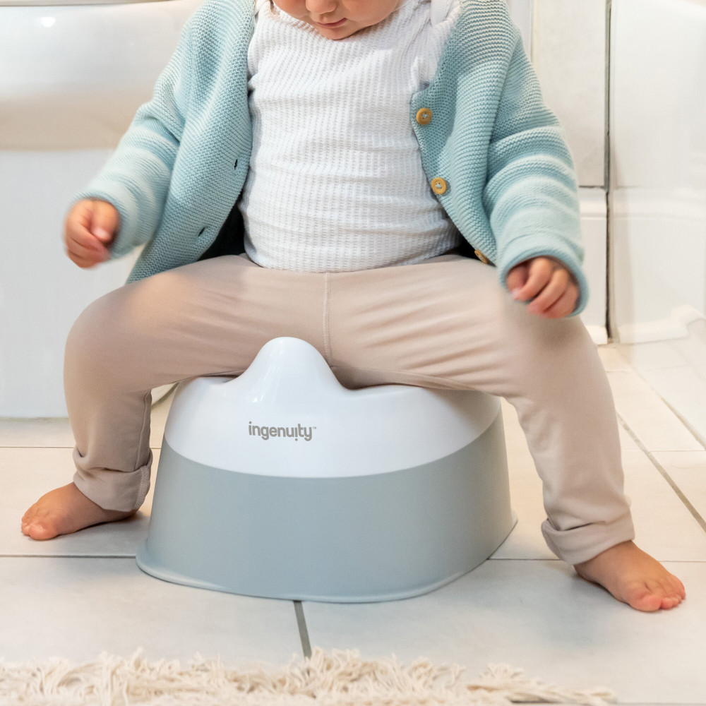 Ingenuity Ready Set Go - детский горшок со съемным лотком от 18 месяцев Ingenuity Ready Set Go - детский горшок со съемным лотком от 18 месяцев