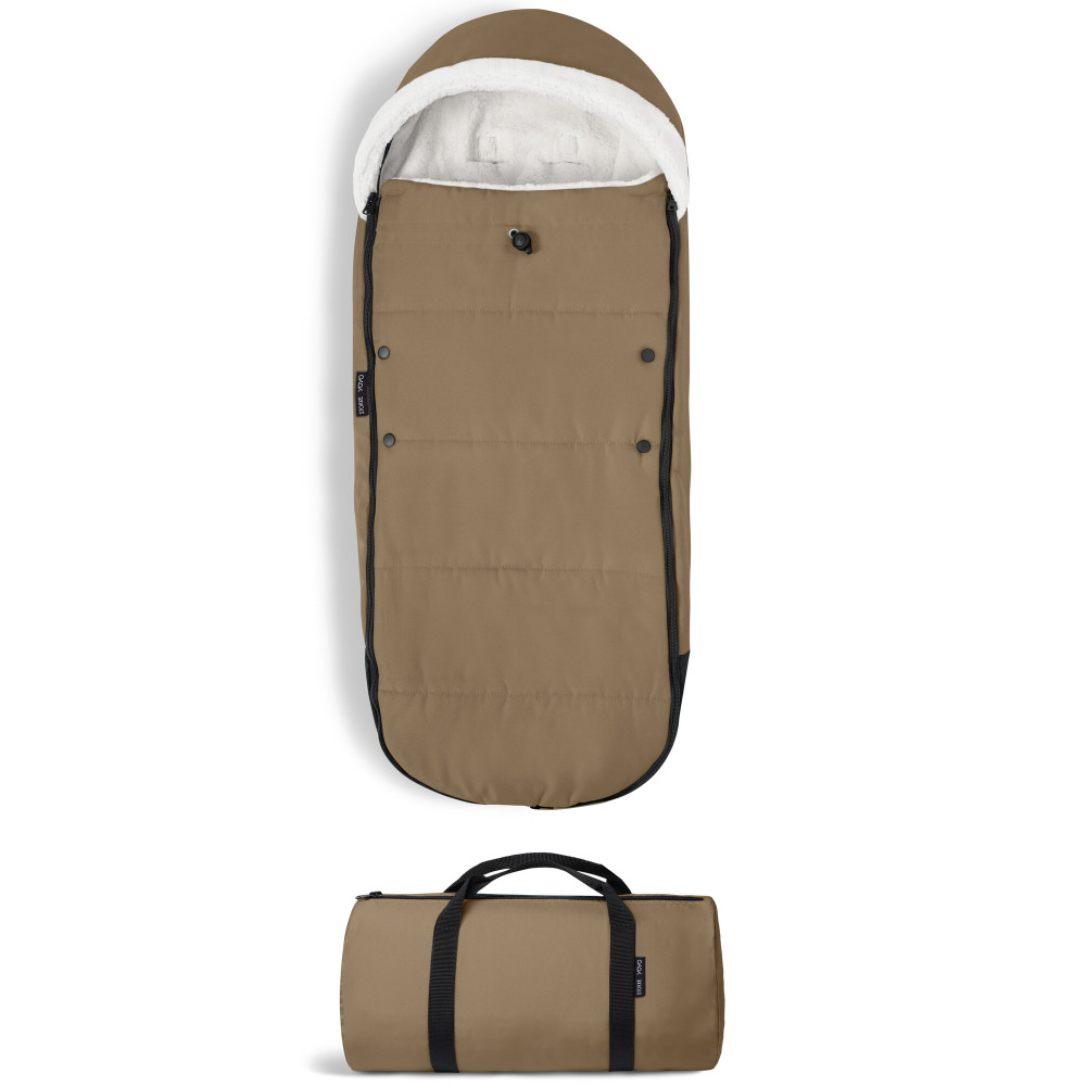 Stokke YOYO Footmuff - конверт у коляску з підкладкою із шерпи • Toffee