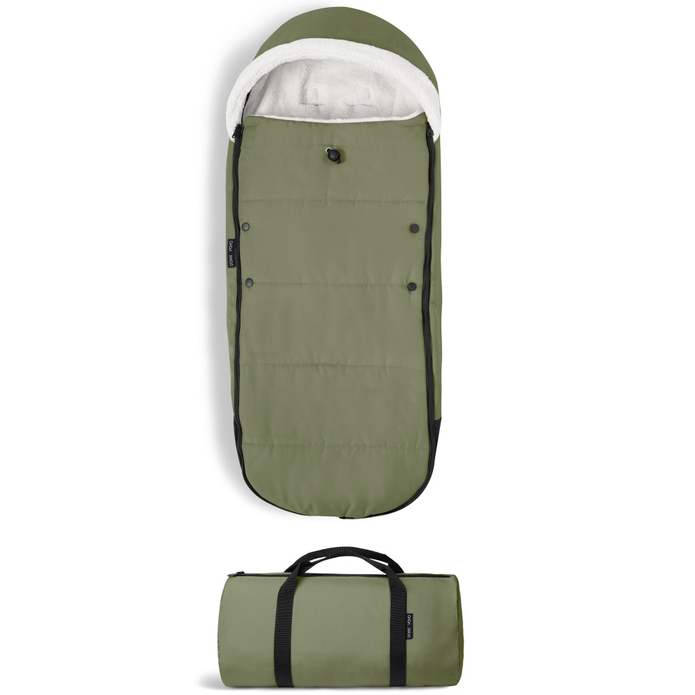 Stokke YOYO Footmuff - конверт у коляску з підкладкою із шерпи • Olive