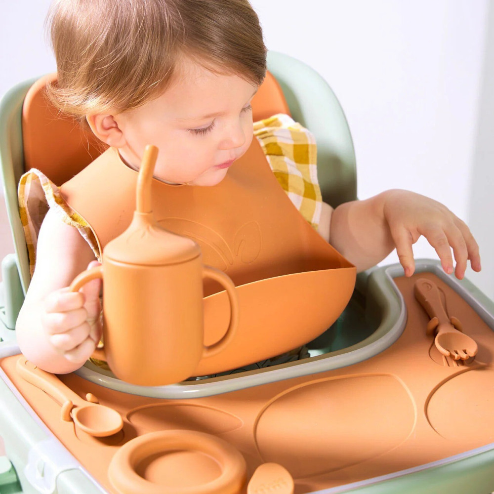 Tutti Bambini Nova High Chair Accessory Pack - набір з 10 силіконових аксесуарів для стільчика • Ginger