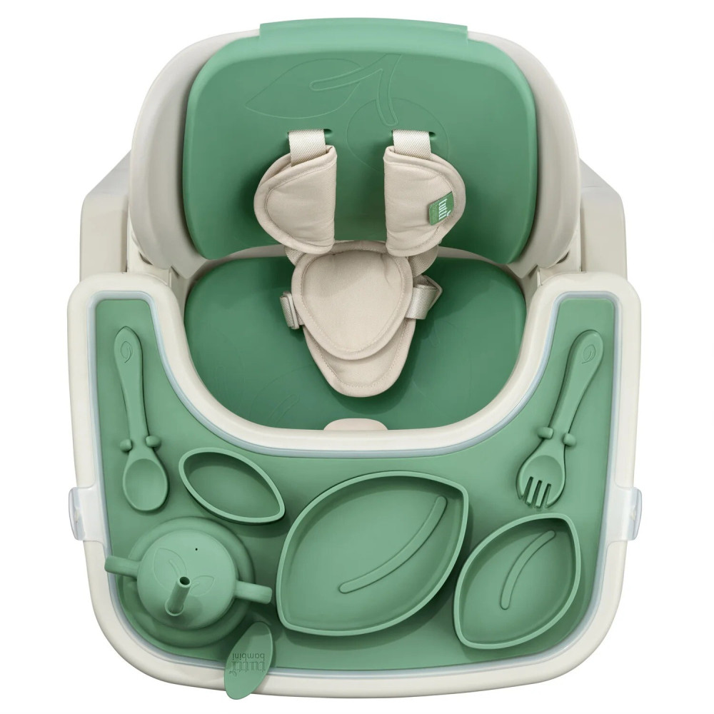 Tutti Bambini Nova High Chair Accessory Pack - набір з 10 силіконових аксесуарів для стільчика • Basil