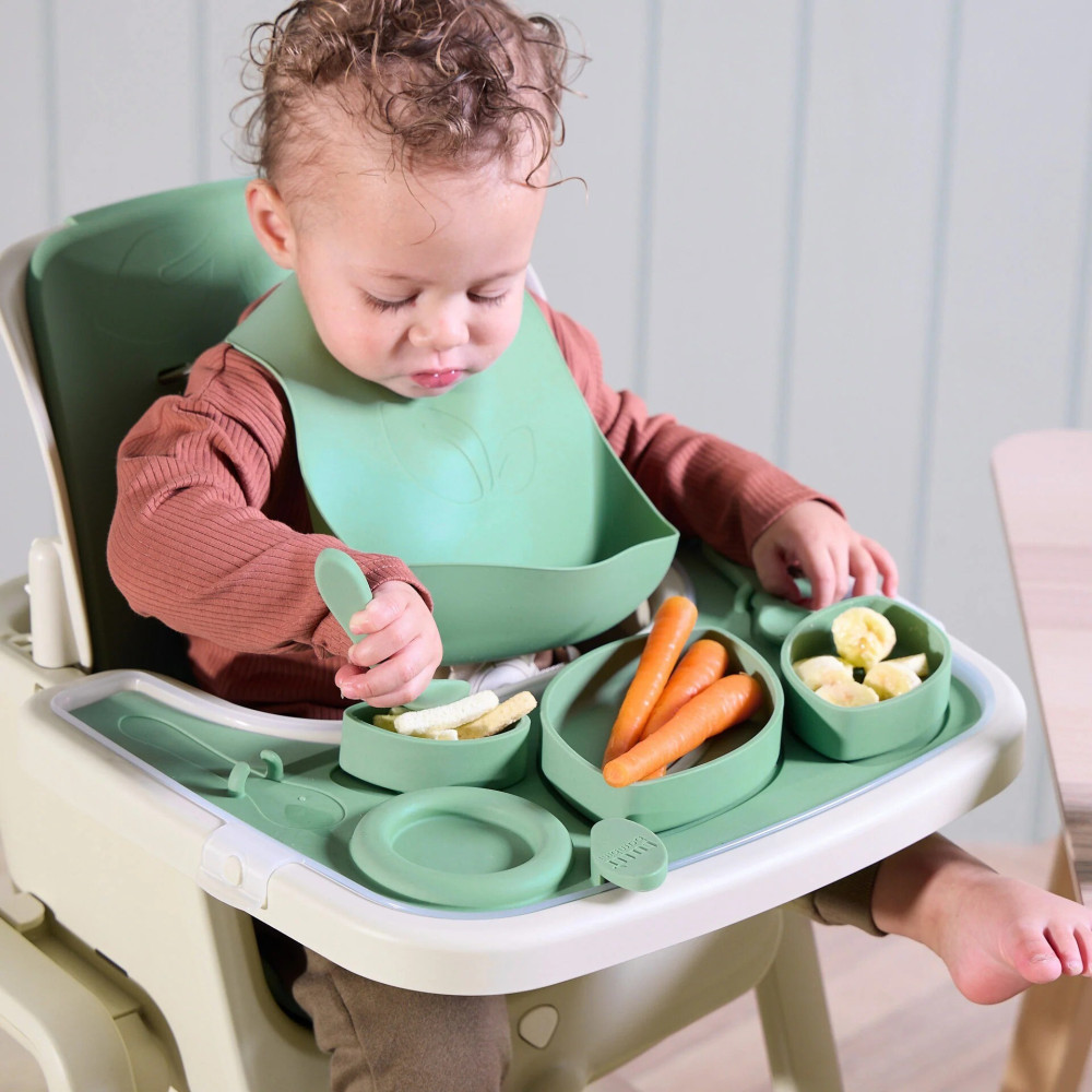 Tutti Bambini Nova High Chair Accessory Pack - набір з 10 силіконових аксесуарів для стільчика • Basil