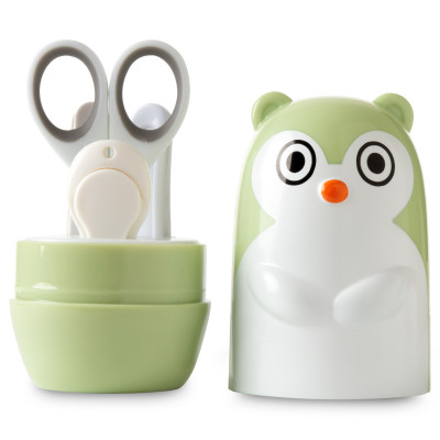 Chicco Маникюрный набор 4 в 1 - детские ножницы, щипчики, пинцет и 2 пилочки в футляре • Owl Chicco Маникюрный набор 4 в 1 - детские ножницы, щипчики, пинцет и 2 пилочки в футляре • Owl