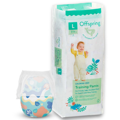 Offspring Aquatic - экологичные ультрапоглощающие подгузники-трусики, 36 шт • L Offspring Aquatic - экологичные ультрапоглощающие подгузники-трусики, 36 шт • L