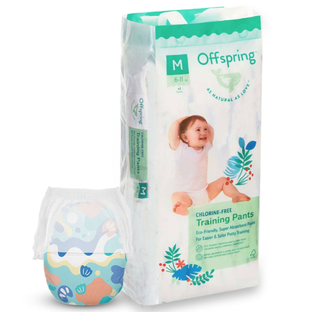 Offspring Aquatic - экологичные ультрапоглощающие подгузники-трусики, 42 шт • M