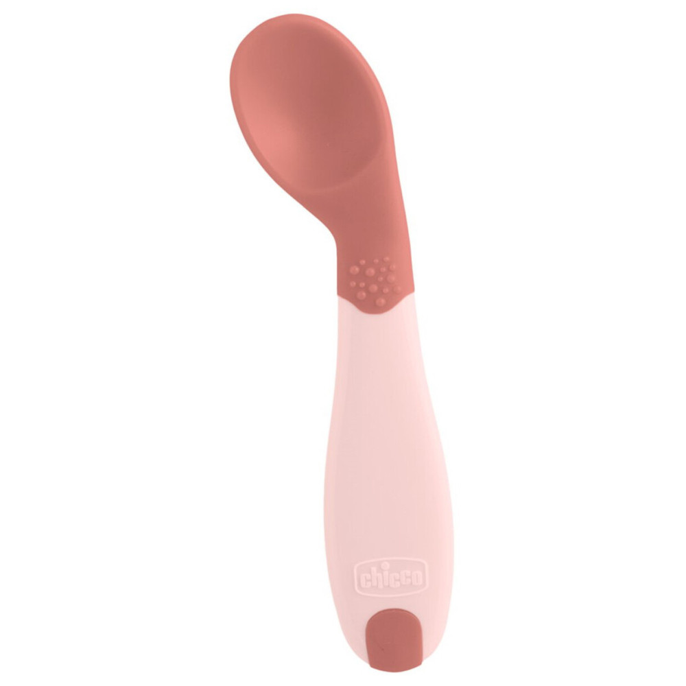 Chicco First Spoon - ложка для годування 8 міс.+ • Рожевий