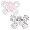 Chicco Physio Comfort 2-6 мес., 2 шт. - набор из двух ортодонтических силиконовых пустышек с контейнером • Розовый