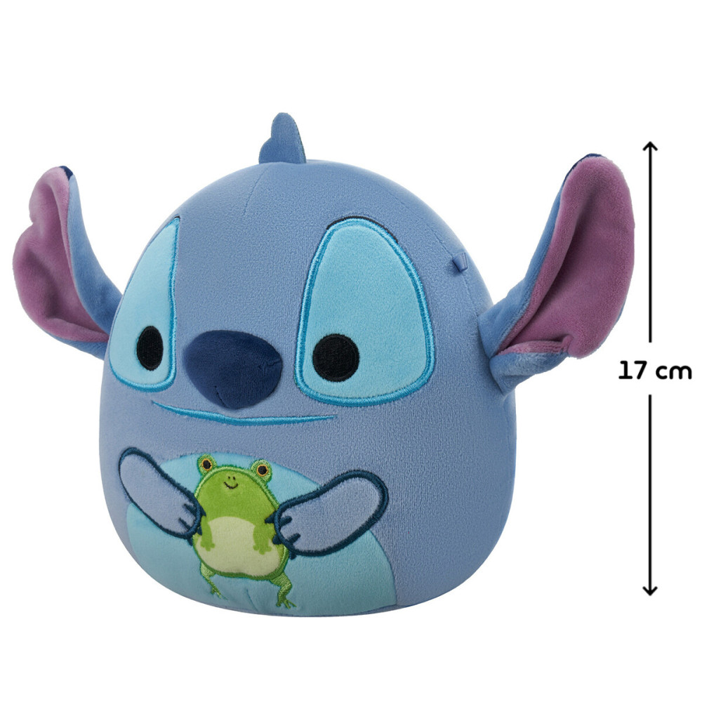 Squishmallows Disney Стич с лягушкой - мягкая игрушка 17 см (SQDI00730)