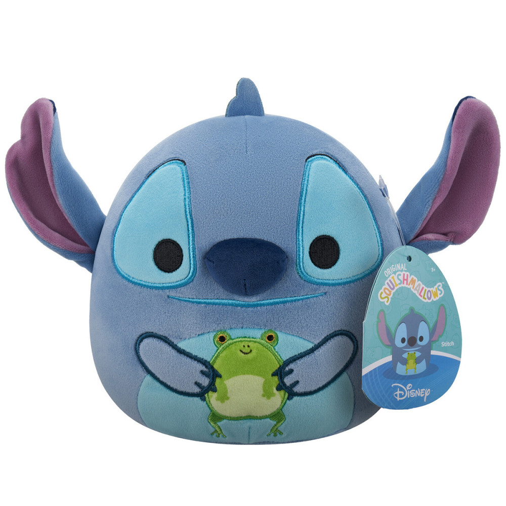 Squishmallows Disney Стич с лягушкой - мягкая игрушка 17 см (SQDI00730)