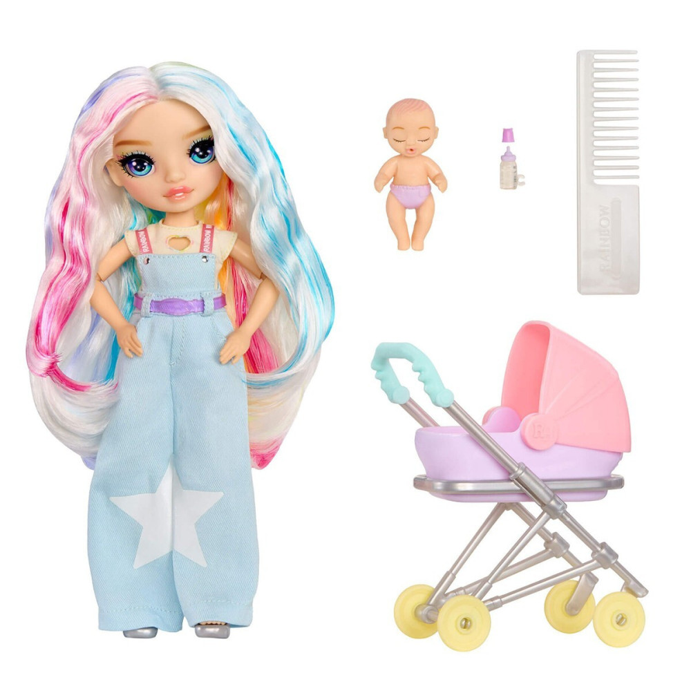 Rainbow High Junior High Babysitters Амая - кукла с малышом и коляской (248477) Rainbow High Junior High Babysitters Амая - кукла с малышом и коляской (248477)