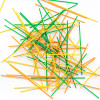 3Doodler Start Стрижні Мікс помаранчевий, жовтий, зелений - набір із 75 стрижнів для 3D-ручки (3DS-ECO-MIX2-75)