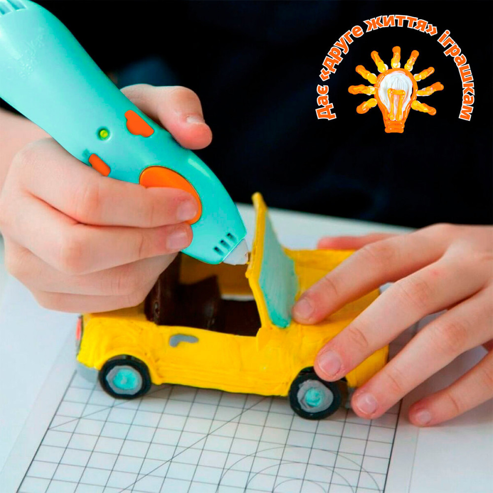 3Doodler Start Стрижні Мікс помаранчевий, жовтий, зелений - набір із 75 стрижнів для 3D-ручки (3DS-ECO-MIX2-75)