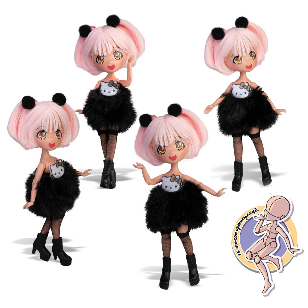 4SF Manga Dolls Hello Kitty Золотая Дива - модная кукла (HKTF0200)