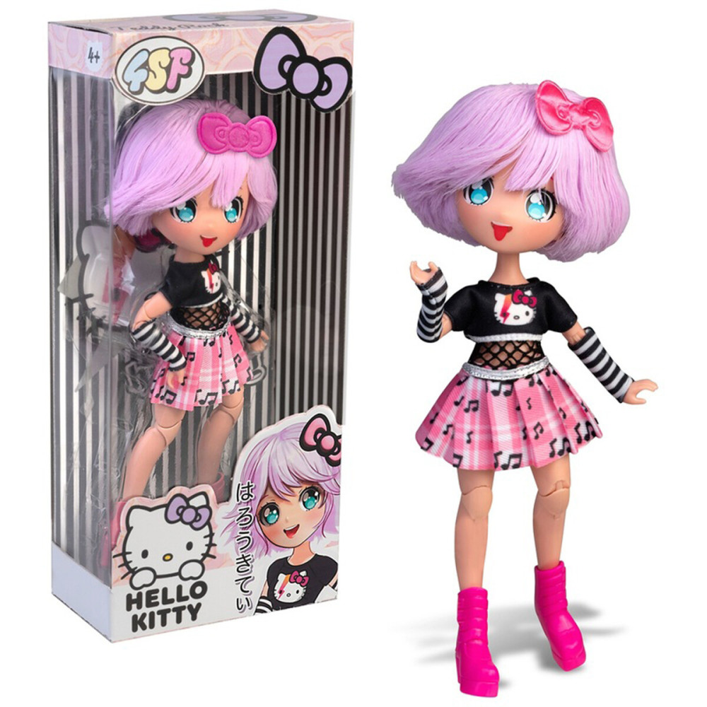 4SF Manga Dolls Hello Kitty Тедди Рок - модная кукла (HKTF0100)
